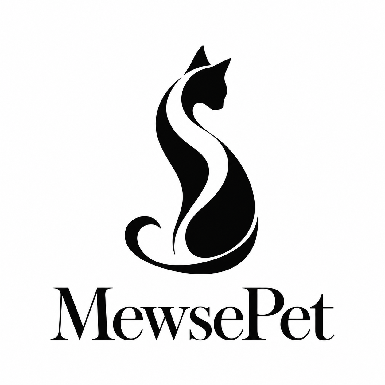 MewsePet abstract cat logo